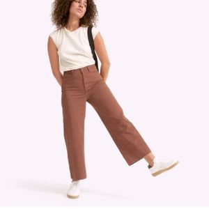 Everlane Women's Wide Leg Pants - Brown